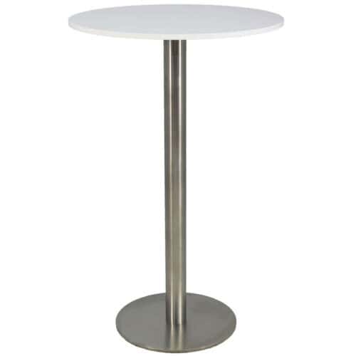 STOLIK ROUND COCKTAIL WHITE