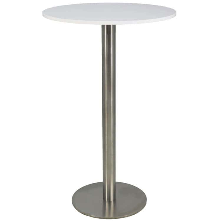 STOLIK ROUND COCKTAIL WHITE