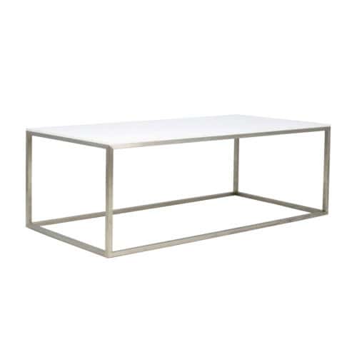 STOLIK STEEL LONG WHITE