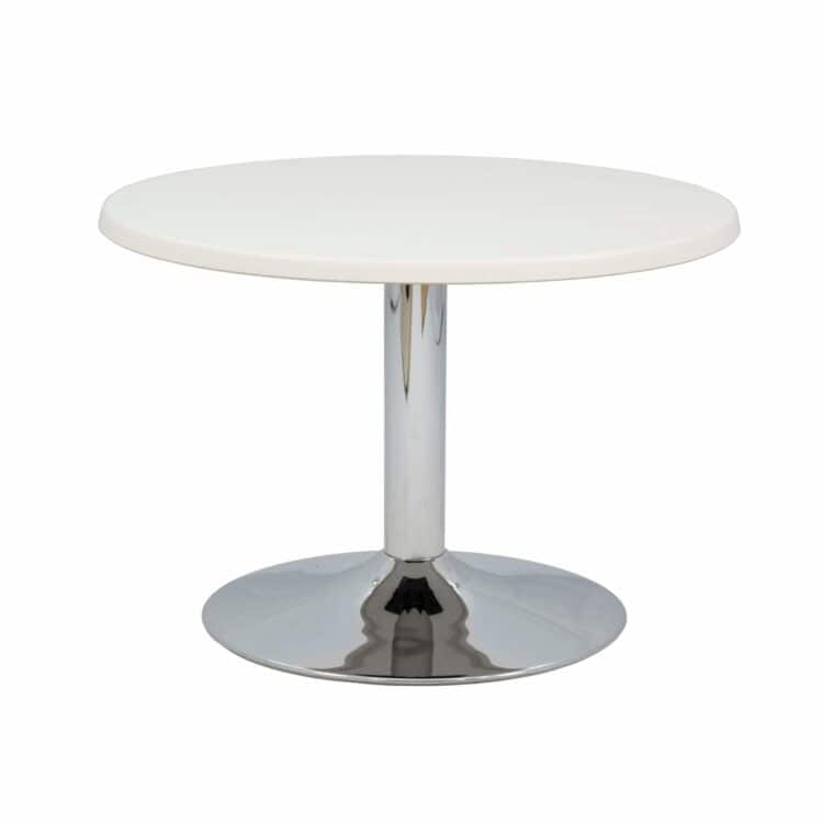 STOLIK CIRCLE CAFE WHITE