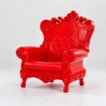 FOTEL THRONE RED