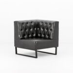 SOFA GLAMOUR CORNER BLACK