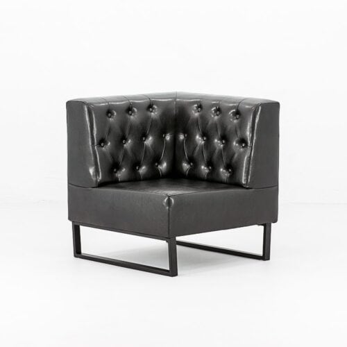 SOFA GLAMOUR CORNER BLACK