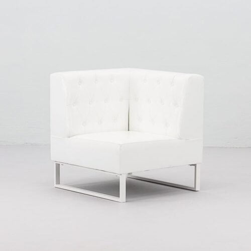 SOFA GLAMOUR CORNER WHITE