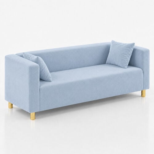 sofa Cubo Velvet Baby Blue2