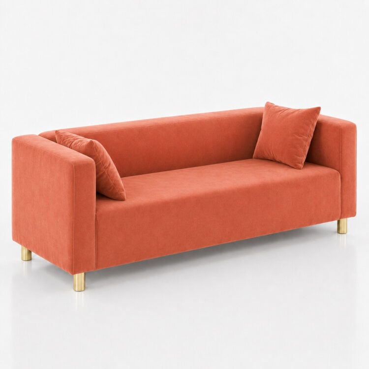 sofa Cubo Velvet Fizzy Peach4