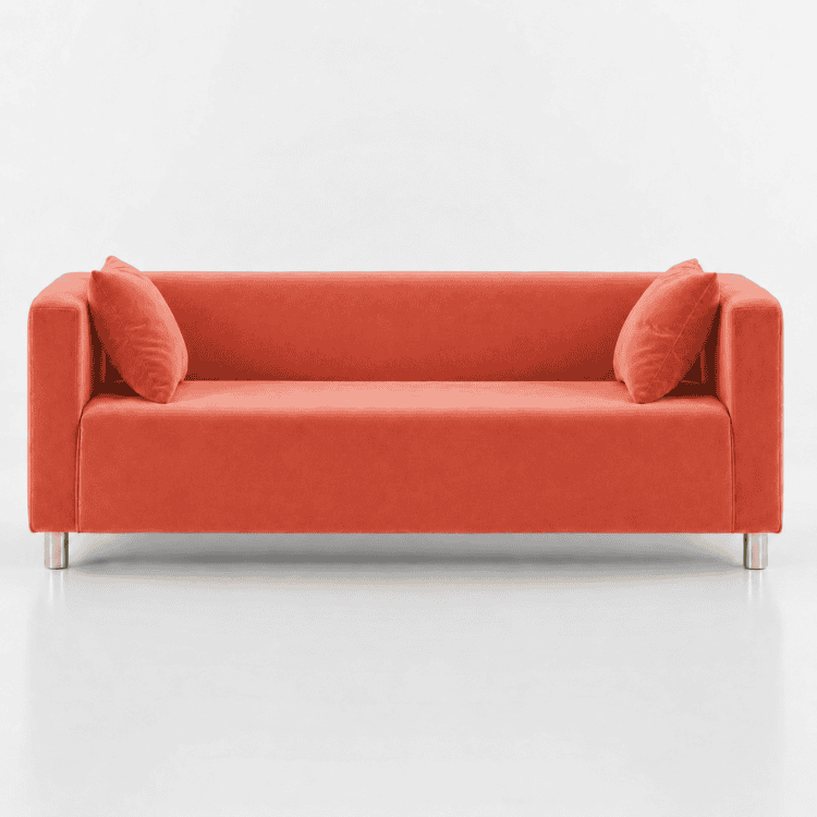 SOFA CUBO VELVET – FIZZY PEACH