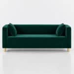 SOFA CUBO VELVET – BOTTLE GREEN