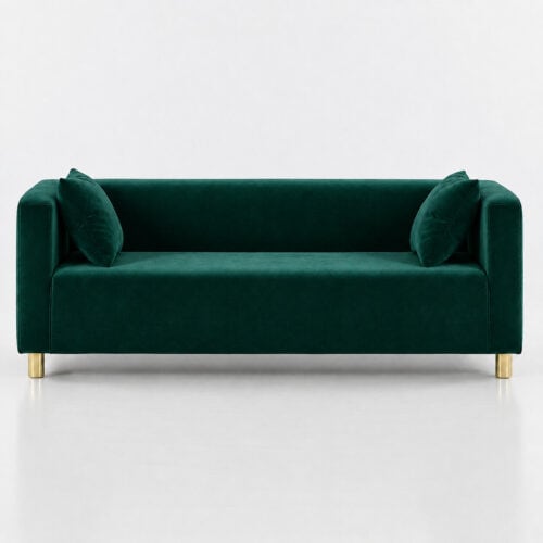 SOFA CUBO VELVET – BOTTLE GREEN