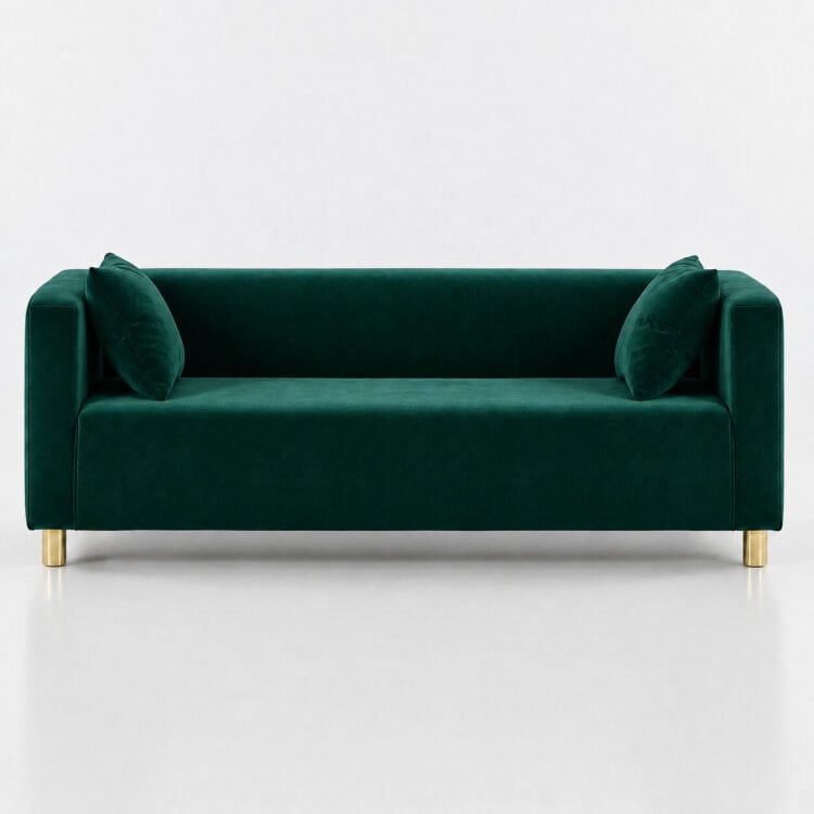 SOFA CUBO VELVET – BOTTLE GREEN