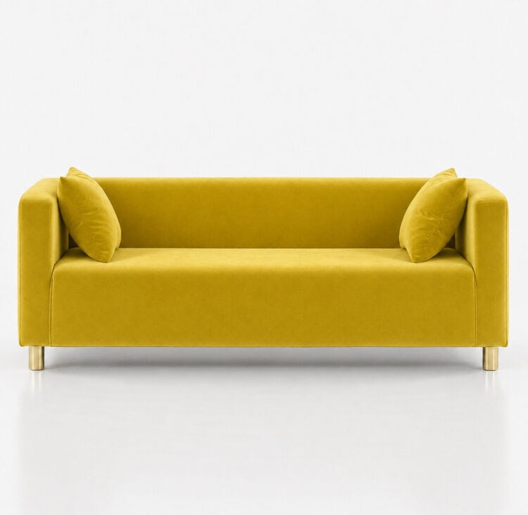 SOFA CUBO VELVET – GOLDY