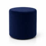 PUFA ROUND VELVET NAVY BLUE
