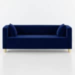 SOFA CUBO VELVET – NAVY BLUE
