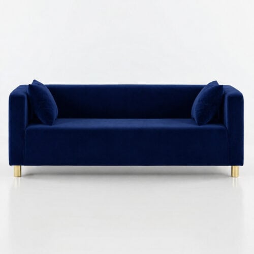 SOFA CUBO VELVET – NAVY BLUE