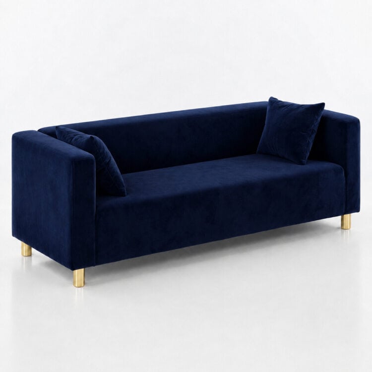 Sofa CUBO VELVET Navy BLUE2