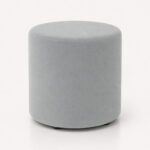 PUFA ROUND VELVET SPACE GRAY