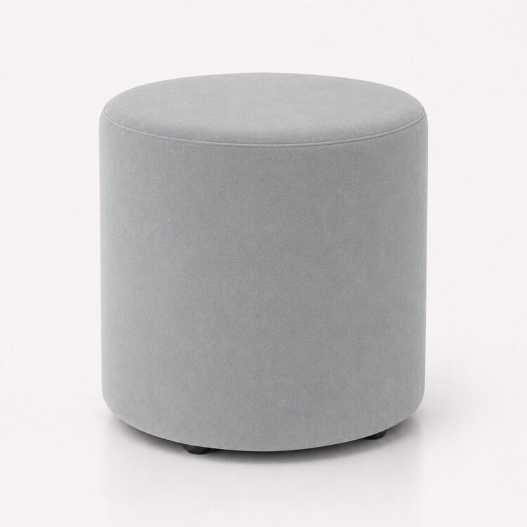 PUFA ROUND VELVET SPACE GRAY