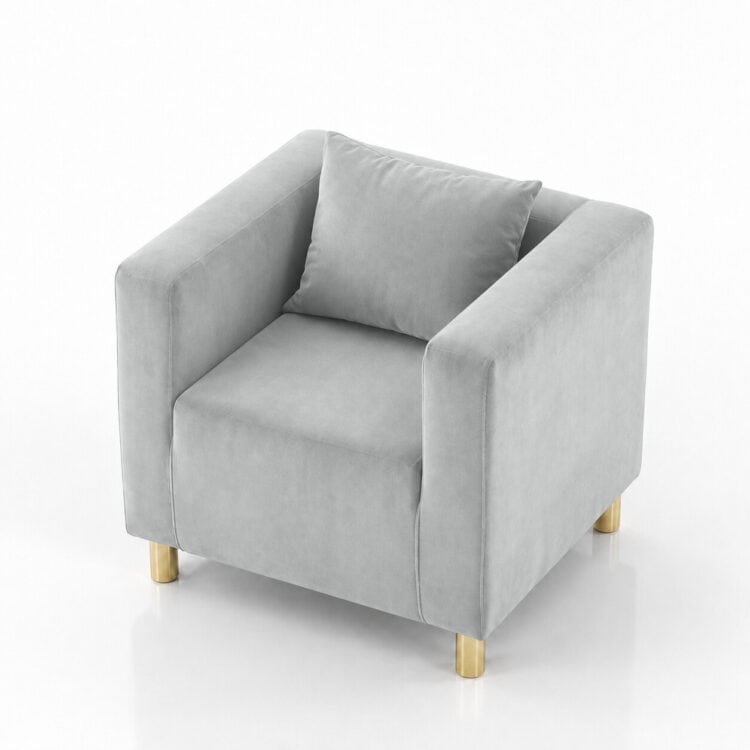 Fotel cubo space gray4
