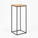 STOLIK TIMBER COCKTAIL BLACK