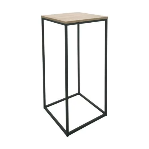 STOLIK TIMBER COCKTAIL BLACK