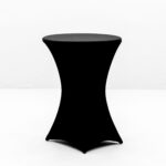 STÓŁ COCKTAIL STRETCH 80 BLACK