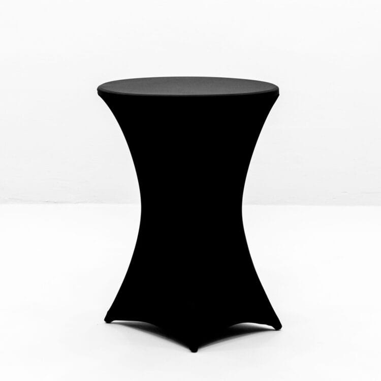 STÓŁ COCKTAIL STRETCH 80 BLACK