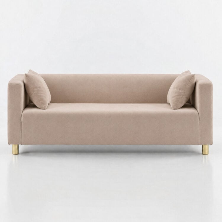 SOFA CUBO VELVET – BEIGE