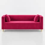 SOFA CUBO VELVET – VIVA MAGENTA