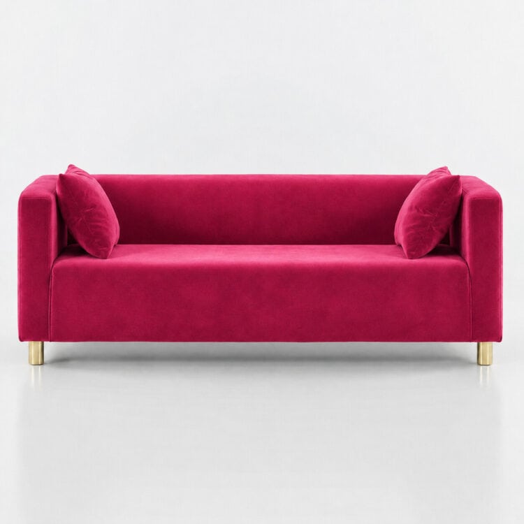 SOFA CUBO VELVET – VIVA MAGENTA