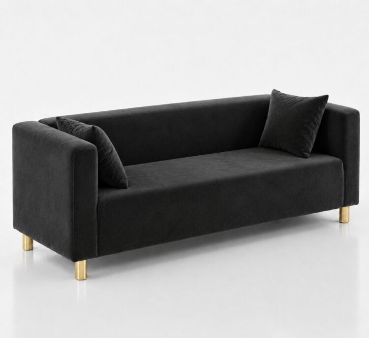 sofa Cubo Velvet Graphite2
