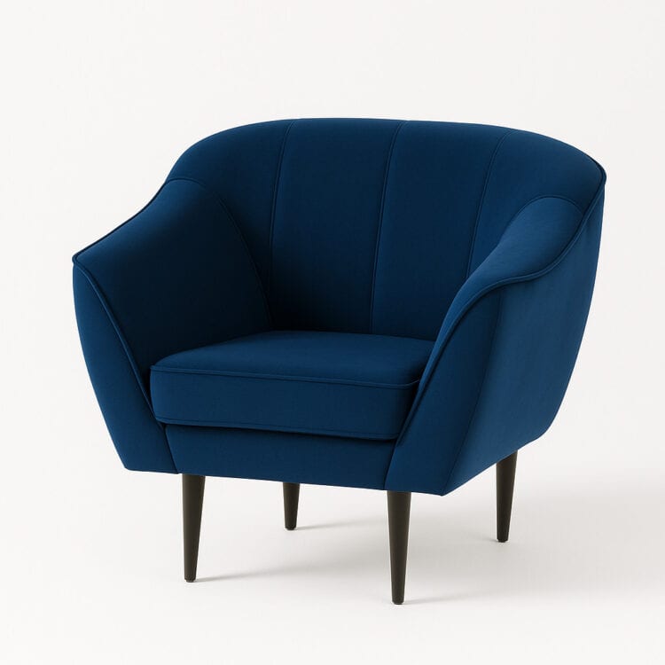 FOTEL COMO DEEP BLUE