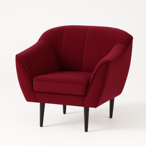 FOTEL COMO BURGUNDY