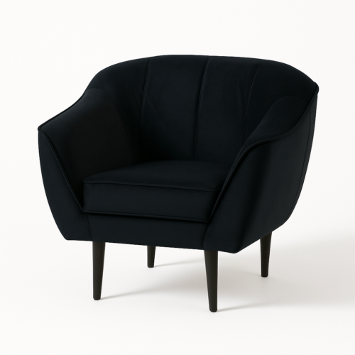FOTEL COMO BLACK