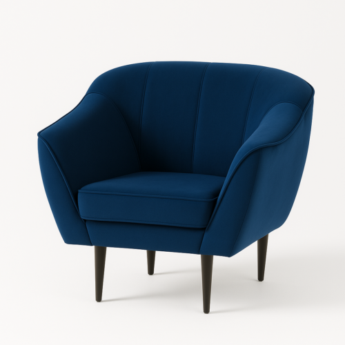 FOTEL COMO DEEP BLUE