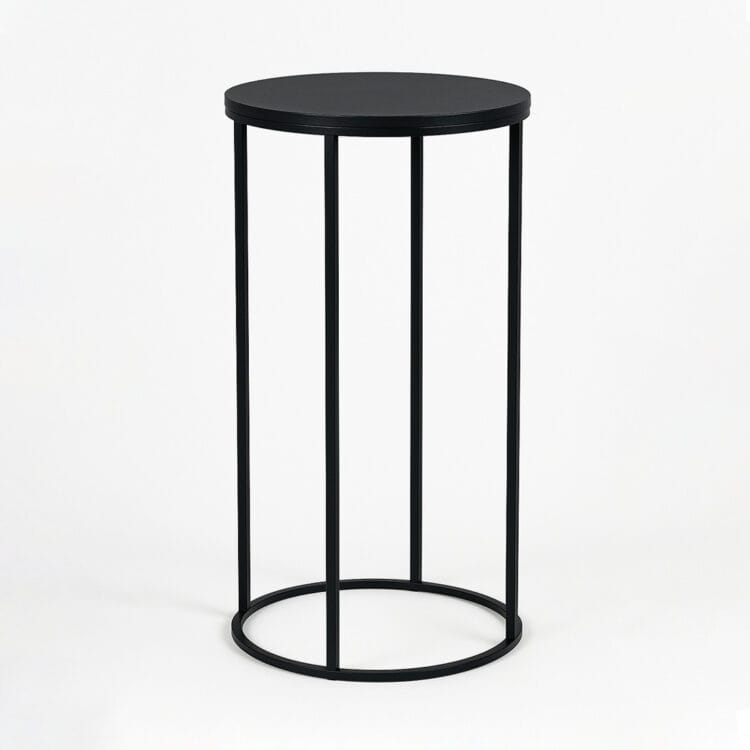 STOLIK ROUNDI COCKTAIL BLACK