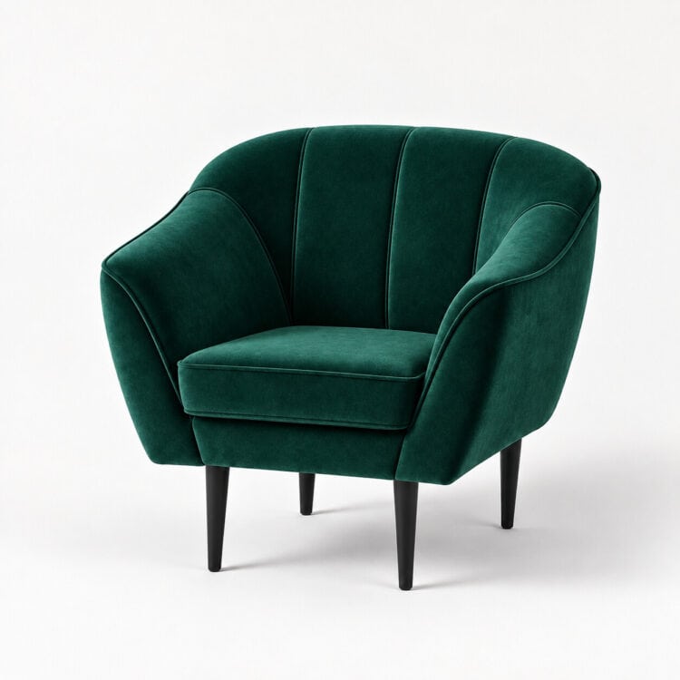 FOTEL COMO BOTTLE GREEN