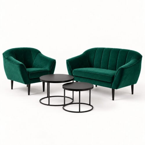 FOTEL COMO BOTTLE GREEN