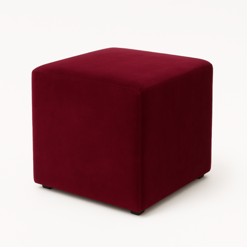 PUFA VELVET BURGUNDY
