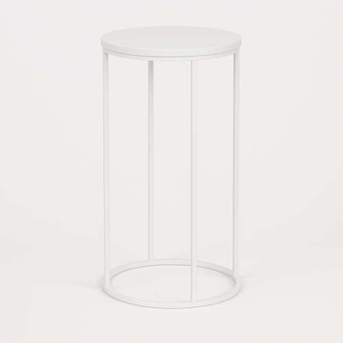 STOLIK ROUNDI COCKTAIL WHITE