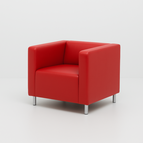 FOTEL CUBO RED