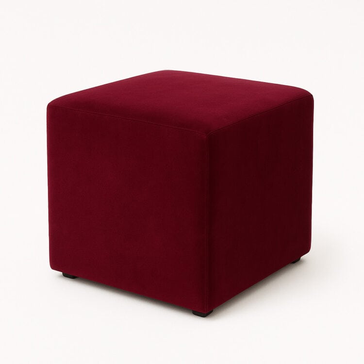 PUFA VELVET BURGUNDY