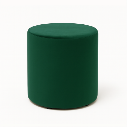 PUFA ROUND VELVET BOTTLE GREEN