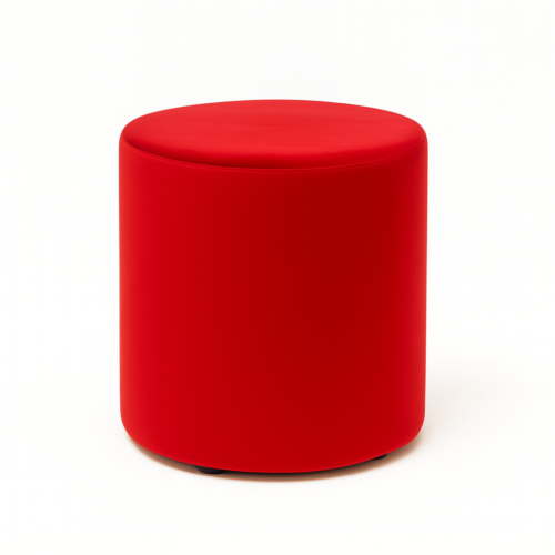 PUFA ROUND VELVET ROYAL RED