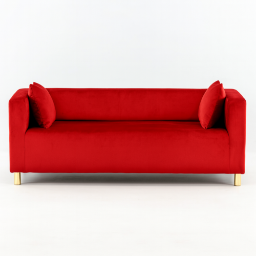 SOFA CUBO VELVET – ROYAL RED