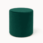 PUFA ROUND VELVET BOTTLE GREEN