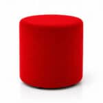 PUFA ROUND VELVET ROYAL RED