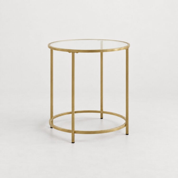 STOLIK ROUNDI GOLD