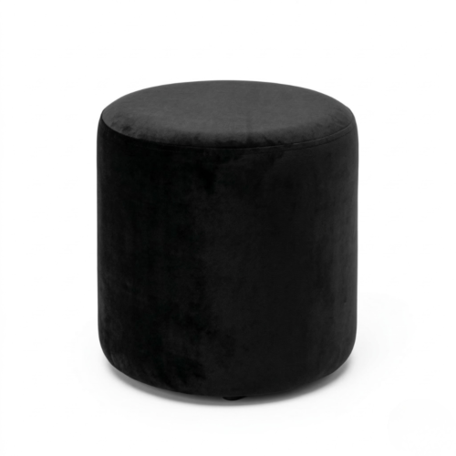PUFA ROUND VELVET BLACK