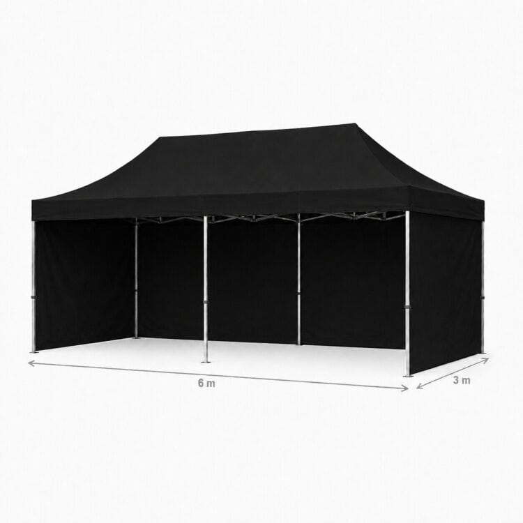 3x6m BLACK sciany