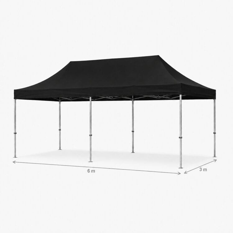 Namiot Mastertent Black 3x6m